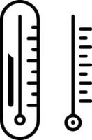 termometer medicin ikon symbol bild vektor. illustration av de temperatur kall och varm mäta verktyg design bild.eps 10 vektor