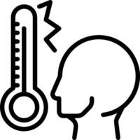 Thermometer Medizin Symbol Symbol Bild Vektor. Illustration von das Temperatur kalt und heiß messen Werkzeug Design Bild.eps 10 vektor