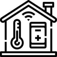 Thermometer Medizin Symbol Symbol Bild Vektor. Illustration von das Temperatur kalt und heiß messen Werkzeug Design Bild.eps 10 vektor