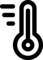 Thermometer Medizin Symbol Symbol Bild Vektor. Illustration von das Temperatur kalt und heiß messen Werkzeug Design Bild.eps 10 vektor