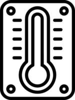 Thermometer Medizin Symbol Symbol Bild Vektor. Illustration von das Temperatur kalt und heiß messen Werkzeug Design Bild.eps 10 vektor