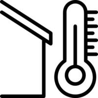 Thermometer Medizin Symbol Symbol Bild Vektor. Illustration von das Temperatur kalt und heiß messen Werkzeug Design Bild.eps 10 vektor