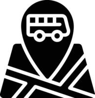 buss transport symbol ikon vektor bild. illustration av de silhuett buss transport offentlig resa design bild. eps 10