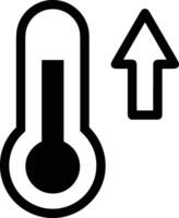 Thermometer Medizin Symbol Symbol Bild Vektor. Illustration von das Temperatur kalt und heiß messen Werkzeug Design Bild.eps 10 vektor