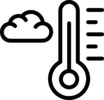 Thermometer Medizin Symbol Symbol Bild Vektor. Illustration von das Temperatur kalt und heiß messen Werkzeug Design Bild.eps 10 vektor