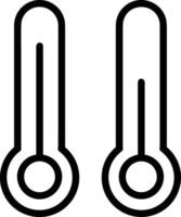 Thermometer Medizin Symbol Symbol Bild Vektor. Illustration von das Temperatur kalt und heiß messen Werkzeug Design Bild.eps 10 vektor