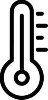 termometer medicin ikon symbol bild vektor. illustration av de temperatur kall och varm mäta verktyg design bild.eps 10 vektor