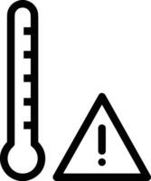 Thermometer Medizin Symbol Symbol Bild Vektor. Illustration von das Temperatur kalt und heiß messen Werkzeug Design Bild.eps 10 vektor