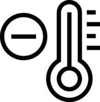 termometer medicin ikon symbol bild vektor. illustration av de temperatur kall och varm mäta verktyg design bild.eps 10 vektor