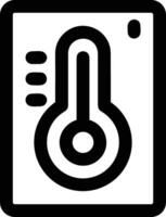 termometer medicin ikon symbol bild vektor. illustration av de temperatur kall och varm mäta verktyg design bild.eps 10 vektor