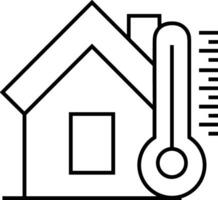 Thermometer Medizin Symbol Symbol Bild Vektor. Illustration von das Temperatur kalt und heiß messen Werkzeug Design Bild.eps 10 vektor