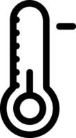 termometer medicin ikon symbol bild vektor. illustration av de temperatur kall och varm mäta verktyg design bild.eps 10 vektor