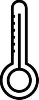 Thermometer Medizin Symbol Symbol Bild Vektor. Illustration von das Temperatur kalt und heiß messen Werkzeug Design Bild.eps 10 vektor