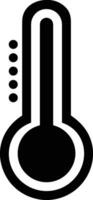 termometer medicin ikon symbol bild vektor. illustration av de temperatur kall och varm mäta verktyg design bild.eps 10 vektor