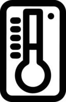 Thermometer Medizin Symbol Symbol Bild Vektor. Illustration von das Temperatur kalt und heiß messen Werkzeug Design Bild.eps 10 vektor