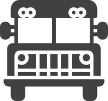 Bus Transport Symbol Symbol Vektor Bild. Illustration von das Silhouette Bus Transport Öffentlichkeit Reise Design Bild. eps 10