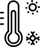 Thermometer Medizin Symbol Symbol Bild Vektor. Illustration von das Temperatur kalt und heiß messen Werkzeug Design Bild.eps 10 vektor