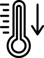 termometer medicin ikon symbol bild vektor. illustration av de temperatur kall och varm mäta verktyg design bild.eps 10 vektor