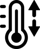 Thermometer Medizin Symbol Symbol Bild Vektor. Illustration von das Temperatur kalt und heiß messen Werkzeug Design Bild.eps 10 vektor