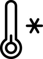 termometer medicin ikon symbol bild vektor. illustration av de temperatur kall och varm mäta verktyg design bild.eps 10 vektor