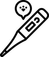 Thermometer Medizin Symbol Symbol Bild Vektor. Illustration von das Temperatur kalt und heiß messen Werkzeug Design Bild.eps 10 vektor