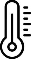 Thermometer Medizin Symbol Symbol Bild Vektor. Illustration von das Temperatur kalt und heiß messen Werkzeug Design Bild.eps 10 vektor