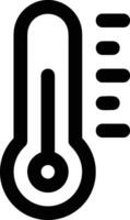 Thermometer Medizin Symbol Symbol Bild Vektor. Illustration von das Temperatur kalt und heiß messen Werkzeug Design Bild.eps 10 vektor