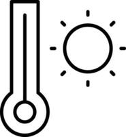 Thermometer Medizin Symbol Symbol Bild Vektor. Illustration von das Temperatur kalt und heiß messen Werkzeug Design Bild.eps 10 vektor