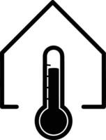 termometer medicin ikon symbol bild vektor. illustration av de temperatur kall och varm mäta verktyg design bild.eps 10 vektor