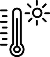 Thermometer Medizin Symbol Symbol Bild Vektor. Illustration von das Temperatur kalt und heiß messen Werkzeug Design Bild.eps 10 vektor