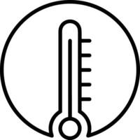 Thermometer Medizin Symbol Symbol Bild Vektor. Illustration von das Temperatur kalt und heiß messen Werkzeug Design Bild.eps 10 vektor