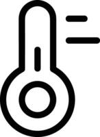 Thermometer Medizin Symbol Symbol Bild Vektor. Illustration von das Temperatur kalt und heiß messen Werkzeug Design Bild.eps 10 vektor