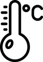 termometer medicin ikon symbol bild vektor. illustration av de temperatur kall och varm mäta verktyg design bild.eps 10 vektor