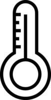 Thermometer Medizin Symbol Symbol Bild Vektor. Illustration von das Temperatur kalt und heiß messen Werkzeug Design Bild.eps 10 vektor