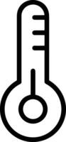 termometer medicin ikon symbol bild vektor. illustration av de temperatur kall och varm mäta verktyg design bild.eps 10 vektor