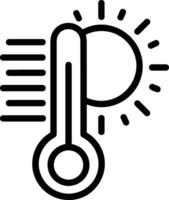 termometer medicin ikon symbol bild vektor. illustration av de temperatur kall och varm mäta verktyg design bild.eps 10 vektor