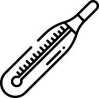 termometer medicin ikon symbol bild vektor. illustration av de temperatur kall och varm mäta verktyg design bild.eps 10 vektor