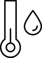 Thermometer Medizin Symbol Symbol Bild Vektor. Illustration von das Temperatur kalt und heiß messen Werkzeug Design Bild.eps 10 vektor