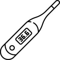 termometer medicin ikon symbol bild vektor. illustration av de temperatur kall och varm mäta verktyg design bild.eps 10 vektor