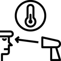 Thermometer Medizin Symbol Symbol Bild Vektor. Illustration von das Temperatur kalt und heiß messen Werkzeug Design Bild.eps 10 vektor