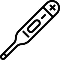 Thermometer Medizin Symbol Symbol Bild Vektor. Illustration von das Temperatur kalt und heiß messen Werkzeug Design Bild.eps 10 vektor