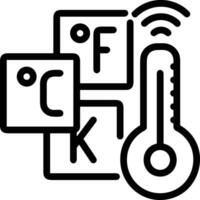 Thermometer Medizin Symbol Symbol Bild Vektor. Illustration von das Temperatur kalt und heiß messen Werkzeug Design Bild.eps 10 vektor