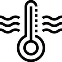 termometer medicin ikon symbol bild vektor. illustration av de temperatur kall och varm mäta verktyg design bild.eps 10 vektor