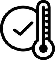 termometer medicin ikon symbol bild vektor. illustration av de temperatur kall och varm mäta verktyg design bild.eps 10 vektor