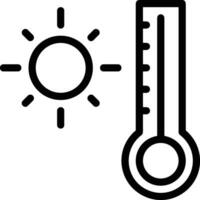 Thermometer Medizin Symbol Symbol Bild Vektor. Illustration von das Temperatur kalt und heiß messen Werkzeug Design Bild.eps 10 vektor