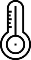 Thermometer Medizin Symbol Symbol Bild Vektor. Illustration von das Temperatur kalt und heiß messen Werkzeug Design Bild.eps 10 vektor