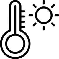 Thermometer Medizin Symbol Symbol Bild Vektor. Illustration von das Temperatur kalt und heiß messen Werkzeug Design Bild.eps 10 vektor