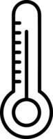 Thermometer Medizin Symbol Symbol Bild Vektor. Illustration von das Temperatur kalt und heiß messen Werkzeug Design Bild.eps 10 vektor