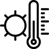 Thermometer Medizin Symbol Symbol Bild Vektor. Illustration von das Temperatur kalt und heiß messen Werkzeug Design Bild.eps 10 vektor