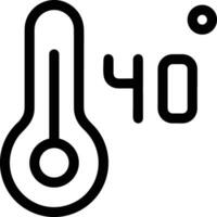 Thermometer Medizin Symbol Symbol Bild Vektor. Illustration von das Temperatur kalt und heiß messen Werkzeug Design Bild.eps 10 vektor